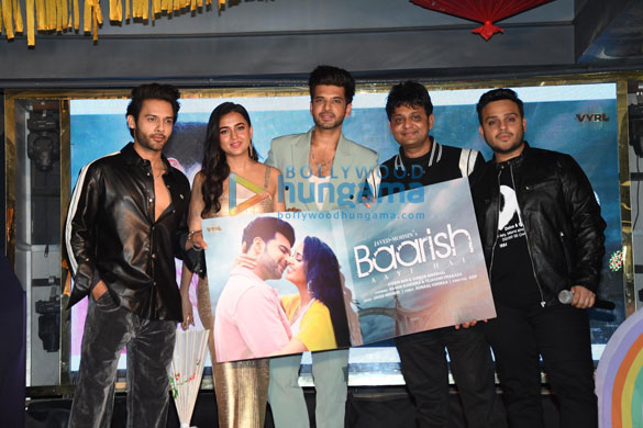 Photos: Karan Kundra, Tejasswi Prakash and others grace the launch of the track ‘Baarish Aayi Hai’