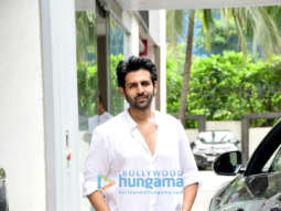 Photos: Kartik Aaryan snapped at the T-Series office in Andheri