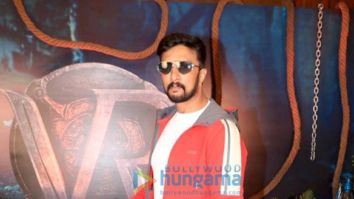 Photos: Kichcha Sudeepa snapped promoting his film Vikrant Rona in Juhu