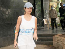Photos: Malaika Arora spotted outside a clinic in Santacruz
