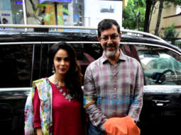Photos: Mallika Sherawat and Rajat Kapoor snapped at The Kitchen Garden in Bandra