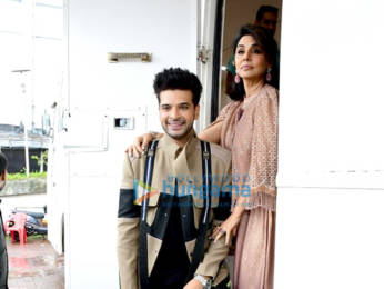 Photos: Neetu Kapoor and Karan Kundrra snapped on the sets of Dance Deewane Juniors