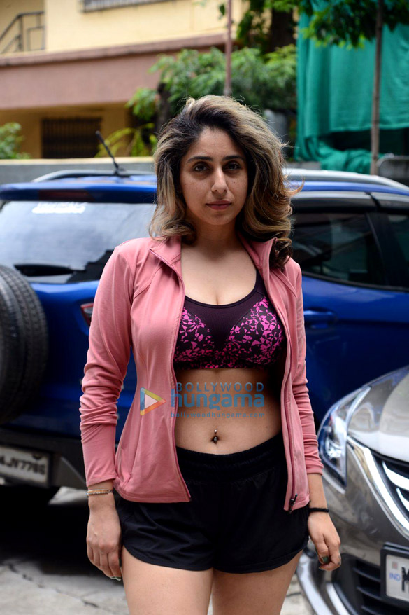 Photos: Neha Bhasin spotted outside a gym in Bandra