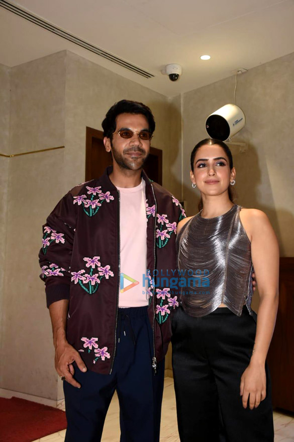 photos rajkummar rao and sanya malhotra snapped during the promotions of hit the first case 4