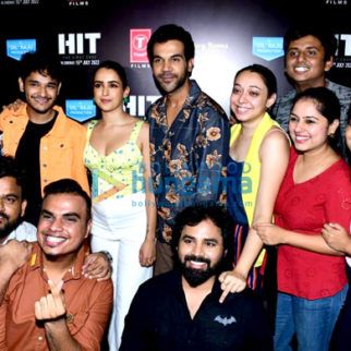 Photos: Rajkummar Rao and Sanya Malhotra snapped promoting their film Hit - The First Case