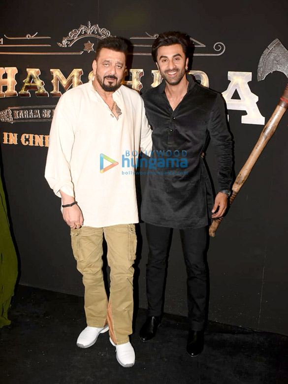 photos ranbir kapoor sanjay dutt vaani kapoor and karan malhotra snapped at the promotions of shamshera 4