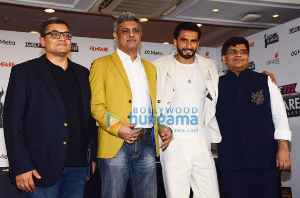 Photos: Ranveer Singh attends the press conference of the 67th Filmfare Awards 2022