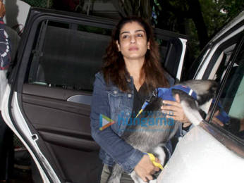 Photos: Raveena Tandon spotted at Krome studio in Bandra