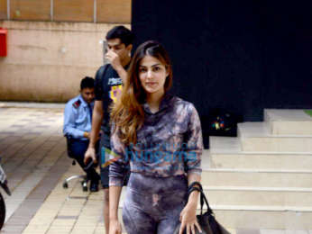 Photos: Rhea Chakraborty snapped with her brother Showik Chakraborty at a gym in Khar