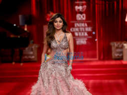 Photos: Shilpa Shetty walks the ramp for fashion designers Dolly J at the India Couture Week in New Delhi
