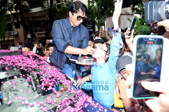 Photos: Sonu Sood celebrates his birthday with fans and media
