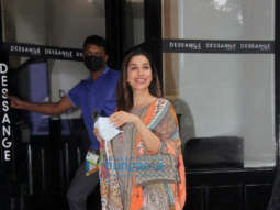 Photos: Sophie Choudry spotted outside a salon in Bandra