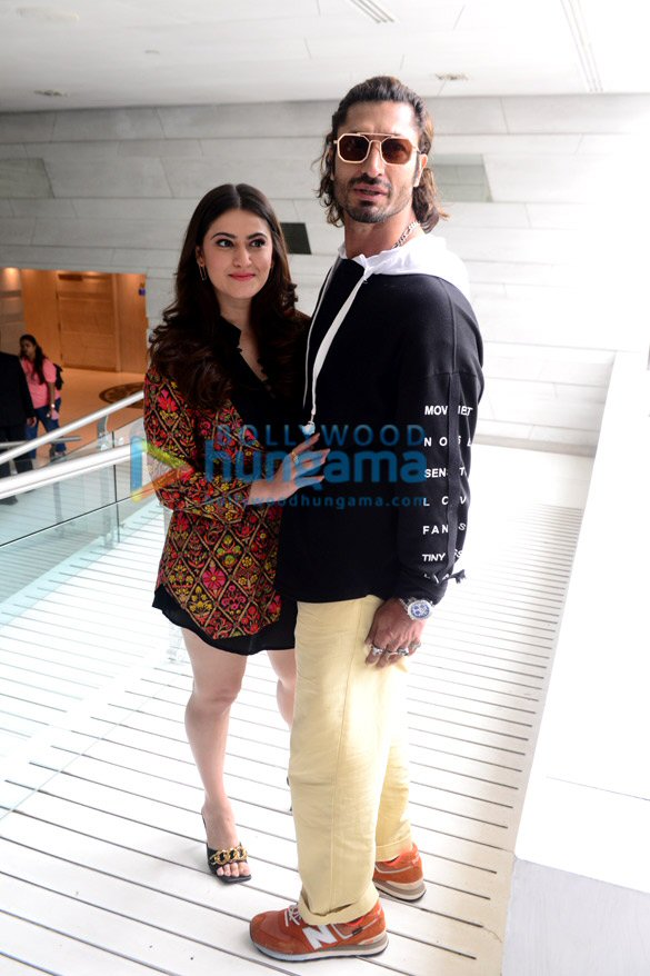 Photos: Vidyut Jammwal and Shivaleeka Oberoi grace the press conference for their film Khuda Haafiz – Chapter 2 in Delhi