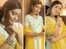 Raashi Khanna picks subtle ivory kurta & palazzos worth Rs. 28,000 for latest photo-shoot