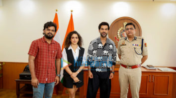 Photos: Rajkummar Rao and Sanya Malhotra host a special screening of Hit – The First Case for police personnel