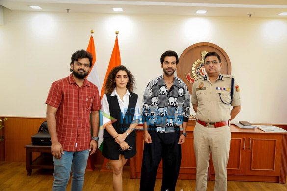 Photos: Rajkummar Rao and Sanya Malhotra host a special screening of Hit – The First Case for police personnel Photos: Rajkummar Rao and Sanya Malhotra host a special screening of Hit – The First Case for police personnel