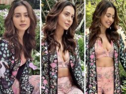 Rakul Preet Singh blooms in a full floral outfit and long shrug
