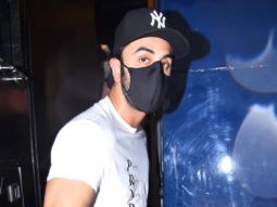 Ranbir Kapoor spotted in a casual white tshirt and cap