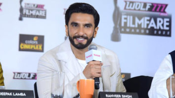 Ranveer Singh rocks an all-white look at Filmfare Press Conference