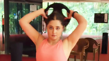 Rashami Desai doing her work out with utmost dedication
