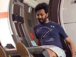 Riteish Deshmukh shares the struggle of leg exercise