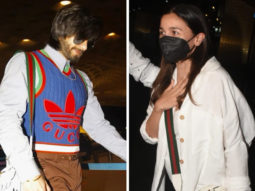Rocky aur Rani Ki Prem Kahani stars Alia and Ranveer twin at the airport, spotted carrying similar GucciXAdidas duffle bag worth Rs.2 Lakh