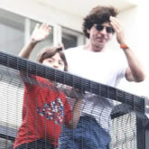 Shah Rukh Khan and AbRam greet massive crowd of fans outside Mannat on Eid Al Adha, see photos and videos