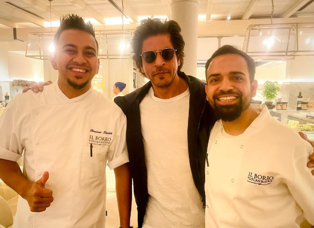 Shah Rukh Khan strikes a pose with two chefs in London amid Dunki shoot, see photos 
