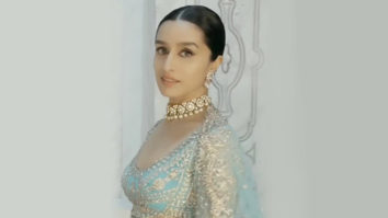 Shraddha Kapoor looks heavenly in blue lehenga and shimmery eyeshadow