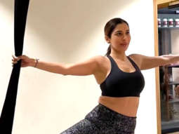 Sophie Choudry’s ariel workout
