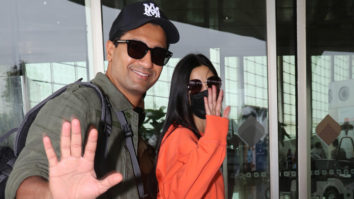 Spotted: Vicky Kaushal and Katrina Kaif at MUmbai airport