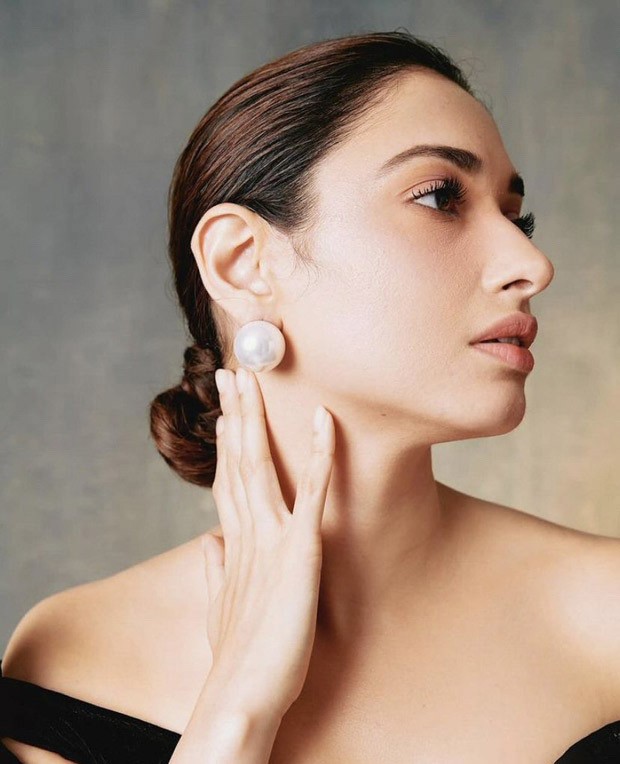 Tamannaah Bhatia sets style goals in a glam black velvet gown 