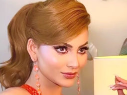 Urvashi Rautela look fiery in orange gown