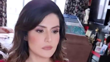 Zareen Khan looks fabulous in pink outfit