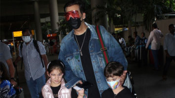 Karan Johar’s twins Yash and Roohi greet the paparazzi in the cutest way; say, ‘Namaste’ to photographers