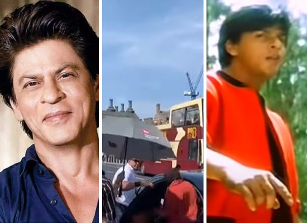 Video of Shah Rukh Khan sporting a red jacket for Dunki shoot in London goes viral; fans compare it to ‘Chaiyya Chaiyya’ from Dil Se