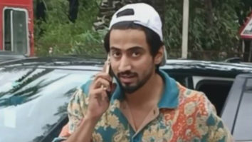 Mr. Faisu spotted in the city in matching outfit