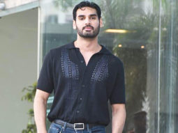 Ahaan Shetty poses for paps as he gets snapped in the city