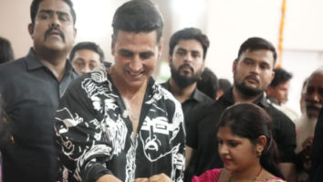 Akshay Kumar, Aanand L Rai and team of Raksha Bandhan visit Goliyawas village in Jaipur; receive rakhis from several women