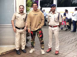 Akshay Kumar and Sadia Khateeb spotted at Kalina Airport, fly for Raksha Bandhan promotions