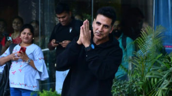 Akshay Kumar snapped in black hoodie