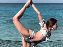 Alaya F shows off her flexibility skills