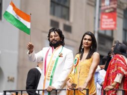 “Yeh Bharat ka tiranga hai, kabhi jhukega nahi,” says Allu Arjun as Grand Marshall at the annual Indian Day parade in New York 