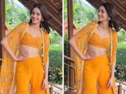 Ananya Panday dons a yellow sharara set that’s wedding attire goals