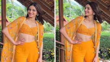 Ananya Panday dons a yellow sharara set that’s wedding attire goals
