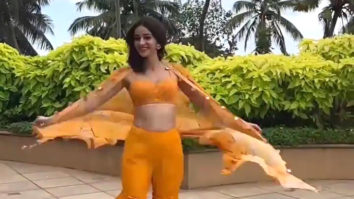 Ananya Panday happily twirls around in her beautiful sharara