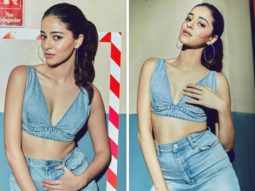 Ananya Panday slays denim-on-denim look in Source Known’s denim co-ord set worth Rs. 16K for Liger promotions