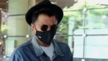 Anil Kapoor spotted at the airport in a funky hat