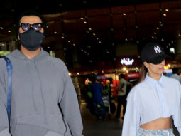 Arjun Kapoor and Malaika Arora spotted together at the airport
