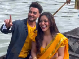 Ayush Sharma and Neha Sharma look cute twinning in yellow